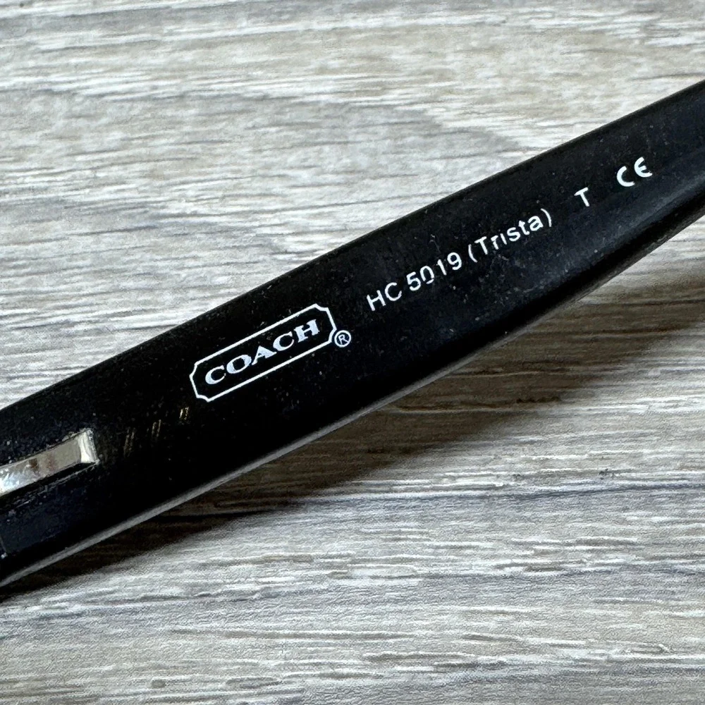 Coach HC5019‎ Trista Eyeglasses Frames Only Dark Silver Black Optical 52-16-135